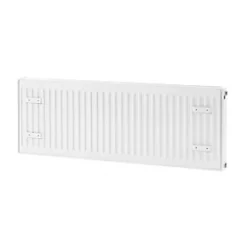 Flomasta Type 21 Double-Panel Plus Single Convector Radiator 400 x 1100mm White 3591BTU -Central Heating Radiators shop 104XP A2