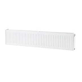 Flomasta Type 22 Double-Panel Double Convector Radiator 300 x 1400mm White 4523BTU 1 Flomasta Type 22 Double-Panel Double Convector Radiator 300 x 1400mm White 4523BTU
