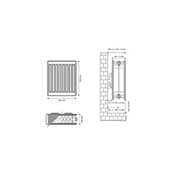 Flomasta Type 22 Double-Panel Double Convector Radiator 500 x 500mm White 2511BTU 10 Flomasta Type 22 Double-Panel Double Convector Radiator 500 x 500mm White 2511BTU -Central Heating Radiators shop 316XP A4