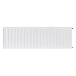 Flomasta Type 11 Single-Panel Single Convector Radiator 500 x 1400mm White 3882BTU 2 Flomasta Type 11 Single-Panel Single Convector Radiator 500 x 1400mm White 3882BTU - Image 2