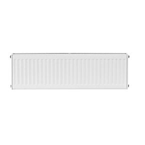 Flomasta Type 21 Double-Panel Plus Single Convector Radiator 300 x 1000mm White 2585BTU 1 Flomasta Type 21 Double-Panel Plus Single Convector Radiator 300 x 1000mm White 2585BTU