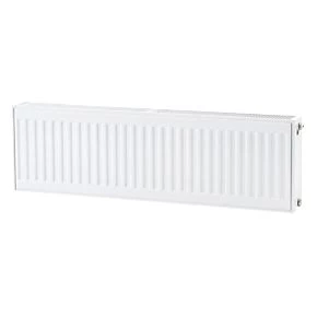 Flomasta Type 22 Double-Panel Double Convector Radiator 300 x 1200mm White 3876BTU 1 Flomasta Type 22 Double-Panel Double Convector Radiator 300 x 1200mm White 3876BTU