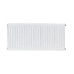 Flomasta Type 11 Single-Panel Single Convector Radiator 500 x 1000mm White 2773BTU 2 Flomasta Type 11 Single-Panel Single Convector Radiator 500 x 1000mm White 2773BTU - Image 2